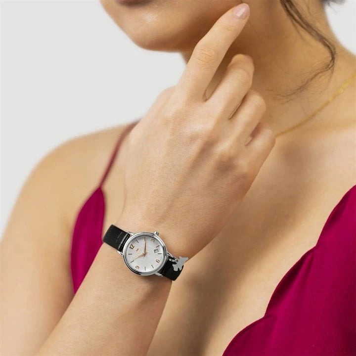 RADLEY - Black leather strap watch