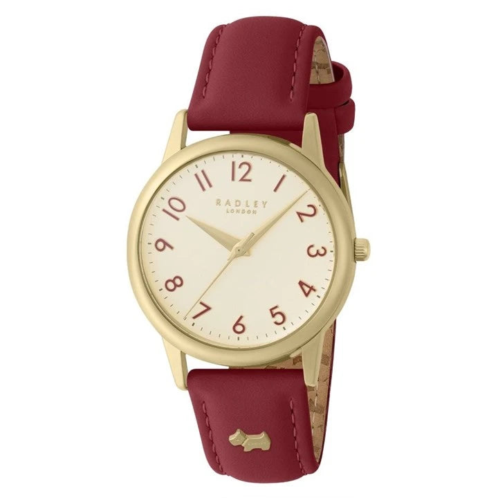 RADLEY - Red Leather Strap Watch