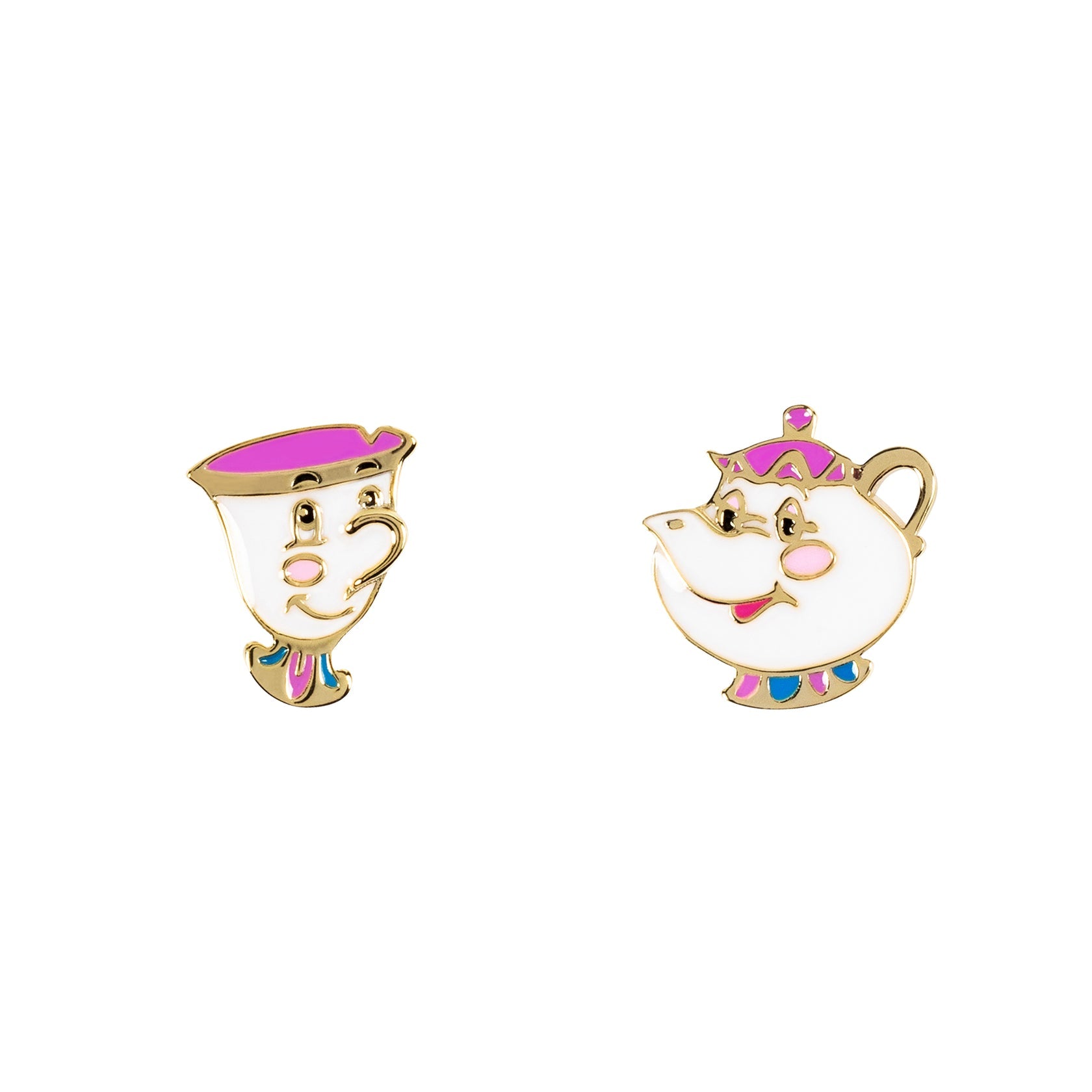 DISNEY - Mismatched Chip & Mrs Potts Earrings