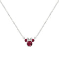 DISNEY - Minnie Mouse July Birthstone Necklace