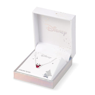 DISNEY - Minnie Mouse July Birthstone Necklace
