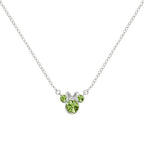 DISNEY : Minnie Mouse August Birthstone Necklace