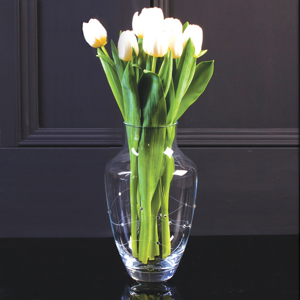 ROYAL SCOT - Diamante Large Urn Vase