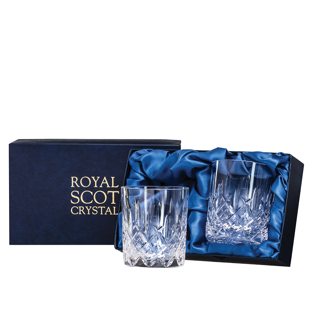 ROYAL SCOT - London 2 Crystal Large Crystal Tumblers