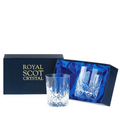 ROYAL SCOT - London 2 Crystal Small Whisky Tumblers