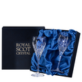 ROYAL SCOT - London 2 Crystal Wine Glasses