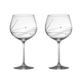 ROYAL SCOT - Diamante (Swarovski) 2 Gin & Tonic Glasses