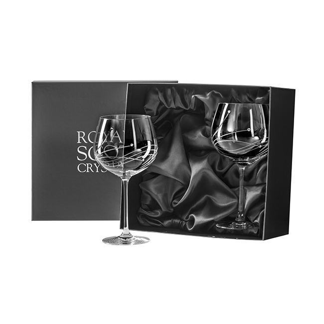 ROYAL SCOT - Diamante (Swarovski) 2 Gin & Tonic Glasses