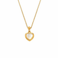 Hot Diamonds - X Golden Edit Mother of Pearl Heart Pendant
