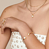 Hot Diamonds - X Golden Edit Mother of Pearl Heart Pendant