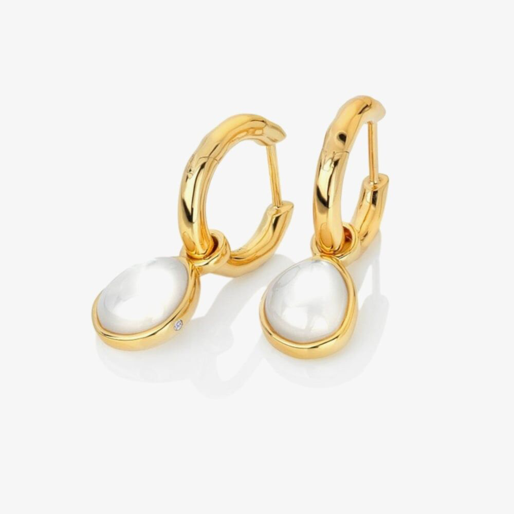 Hot Diamonds - Calm Mother Of Pearl Earrings