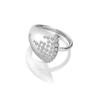 Hot Diamonds - Spritz White Topaz Ring