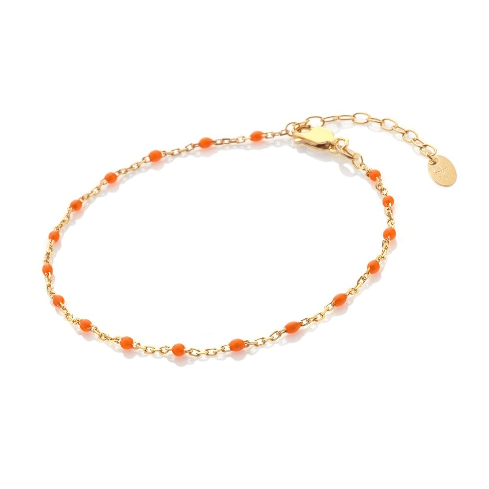 Hot Diamonds - x Golden Edit Orange Ocean Bracelet