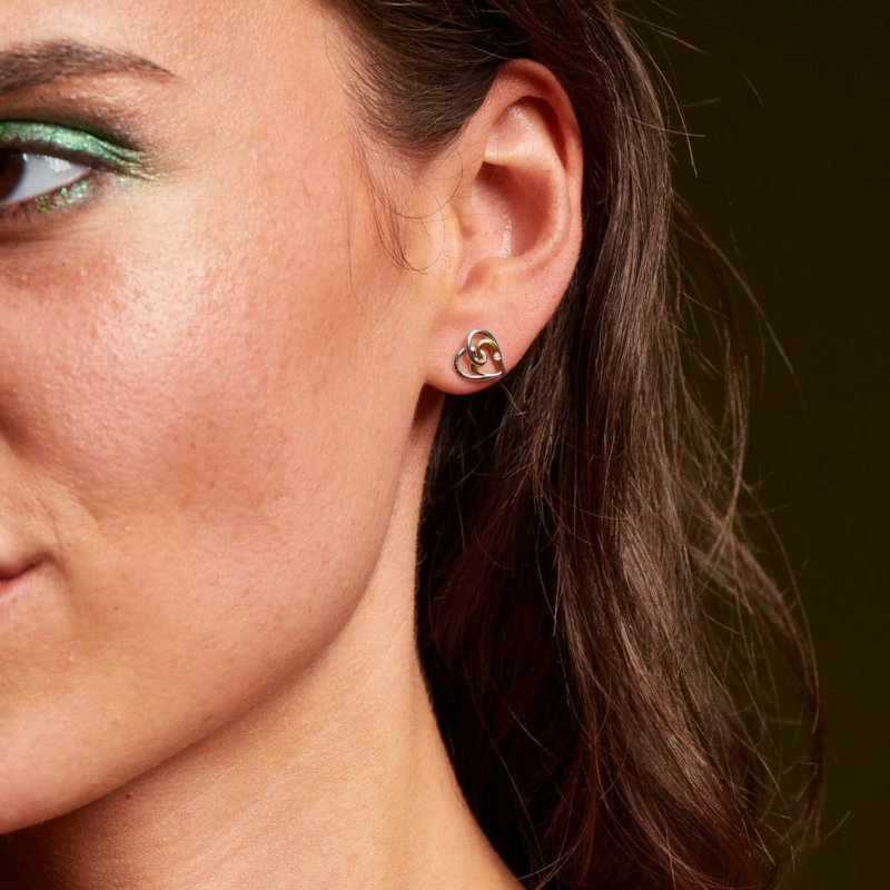 Hot Diamonds - Ocean Heart Stud Earrings