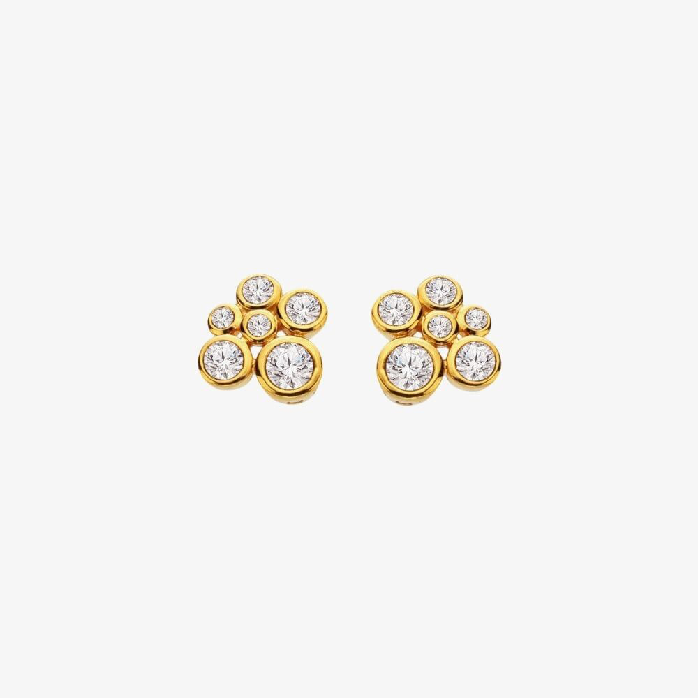 Hot Diamonds - HD X GE Tender Cluster Earrings