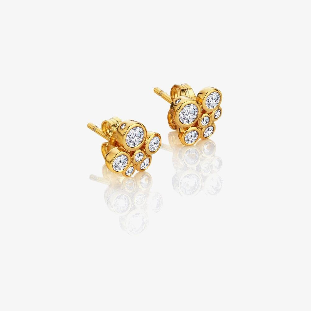 Hot Diamonds - HD X GE Tender Cluster Earrings