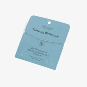 Hot Diamonds Silver Whisper - February Bracelet