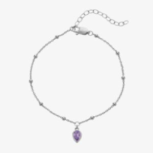 Hot Diamonds Silver Whisper - February Bracelet