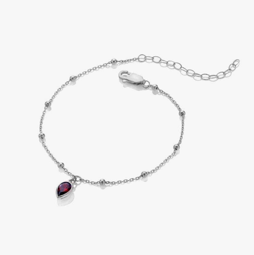 Hot Diamonds Silver Whisper - July Bracelet