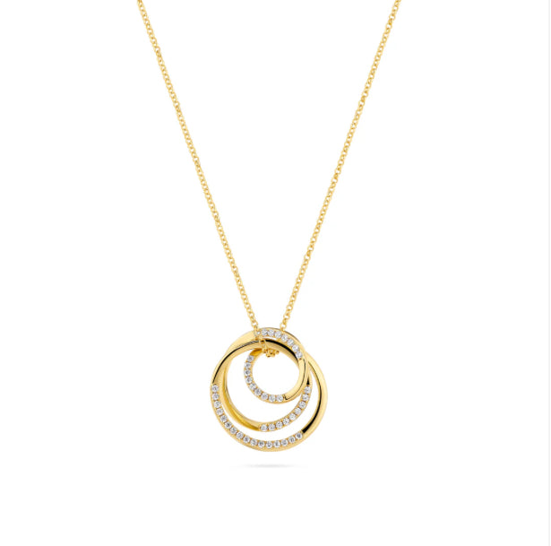 Sif Jakobs - Gold Plated Spirale Grande Necklace