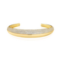 Sif Jakobs - Gold Plated & Cubic Zirconia Fasano Bangle