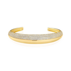 Sif Jakobs - Gold Plated & Cubic Zirconia Fasano Bangle