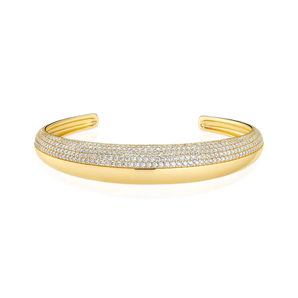 Sif Jakobs - Gold Plated & Cubic Zirconia Fasano Bangle