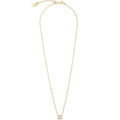 Coeur-de-Lion White Quartz April Birthstone Necklace