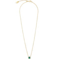 Coeur-de-Lion Green Agate May Birthstone Necklace