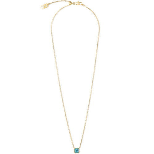 Coeur-de-Lion Turquoise December Birthstone Necklace