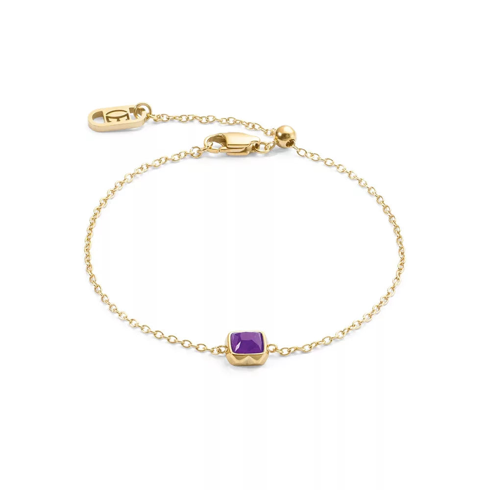 Coeur-de-Lion Sugilite February Birthstone Bracelet