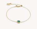Coeur-de-Lion Green Agate May Birthstone Bracelet