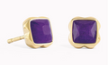 Coeur-de-Lion Sugilite February Birthstone Earrings
