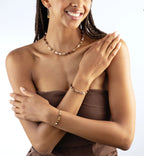 Coeur de Lion GeoCUBE® Iconic Bracelet Mocha Mousse