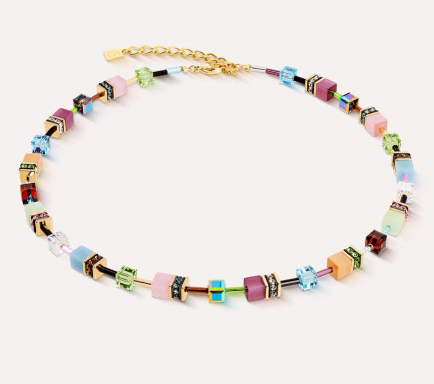 Coeur de Lion GeoCUBE® Iconic necklace Art Nouveau