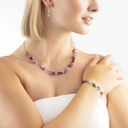 Coeur de Lion GeoCUBE® Iconic Chain bracelet Mystic Orchid