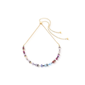Coeur de Lion GeoCUBE® Iconic Chain necklace Mystic Orchid