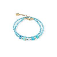 Coeur de Lion Joyful Colours Update Bracelet gold-turquoise
