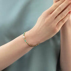 Coeur De Lion Lagoon Pearl Gold-Mint Bracelet
