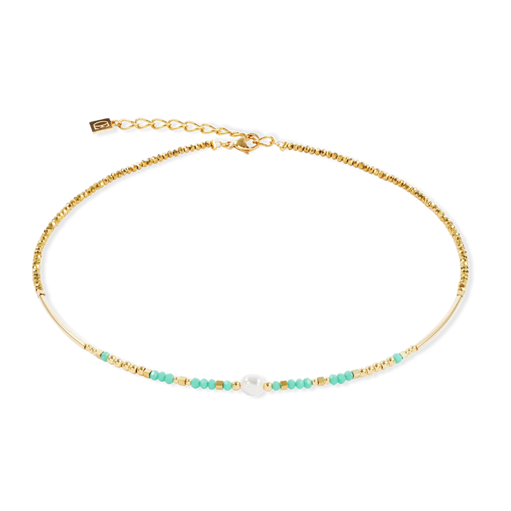 Coeur de Lion Lagoon Pearl Mint Necklace