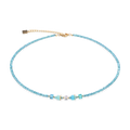 Coeur de Lion Joyful Colours Update Necklace gold-turquoise