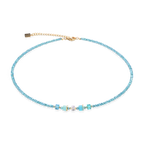 Coeur de Lion Joyful Colours Update Necklace gold-turquoise