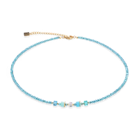 Coeur de Lion Joyful Colours Update Necklace gold-turquoise