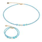 Coeur de Lion Joyful Colours Update Necklace gold-turquoise