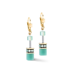 Coeur de Lion GeoCUBE® Iconic Mono Green Earrings