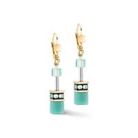 Coeur de Lion GeoCUBE® Iconic Mono Green Earrings