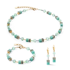 Coeur de Lion GeoCUBE® Iconic Mono Green Earrings