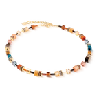 Coeur de Lion GeoCUBE® Iconic necklace Earth Mirage
