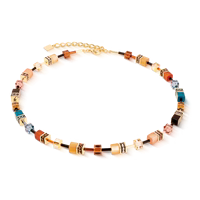 Coeur de Lion GeoCUBE® Iconic necklace Earth Mirage