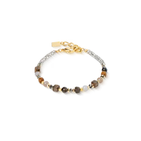 Coeur de Lion Shape Mix Spikes Smoky Glow Bracelet